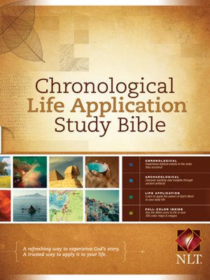 cover image of Chronological Life Application Study Bible NLT